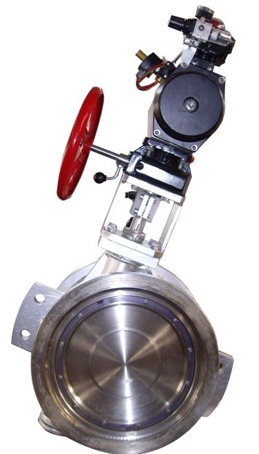 連桿偏心翻板閥（氣體調節、切斷專用閥）